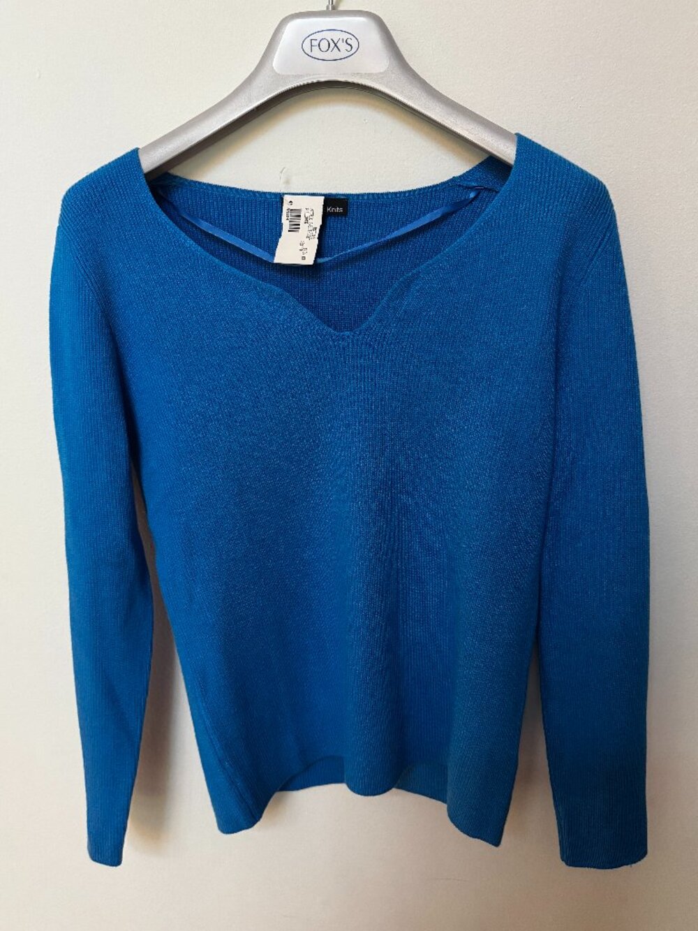 NWT Metric Knits Sweetheart Pullover Blue Knit Sweater